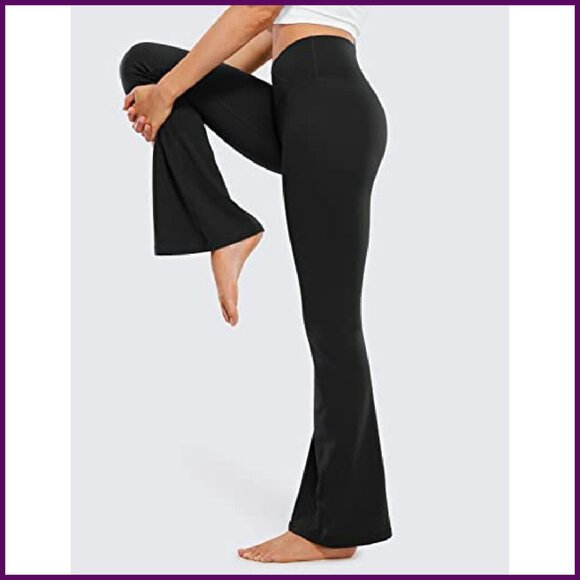 High Waist V Cross Bootcut Yoga Pants 33" Inseam Butterluxe Fabric - Picture 5 of 5